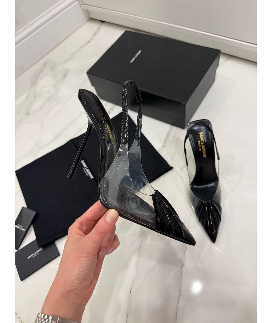 SAINT LAURENT Черные туфли, фото 7