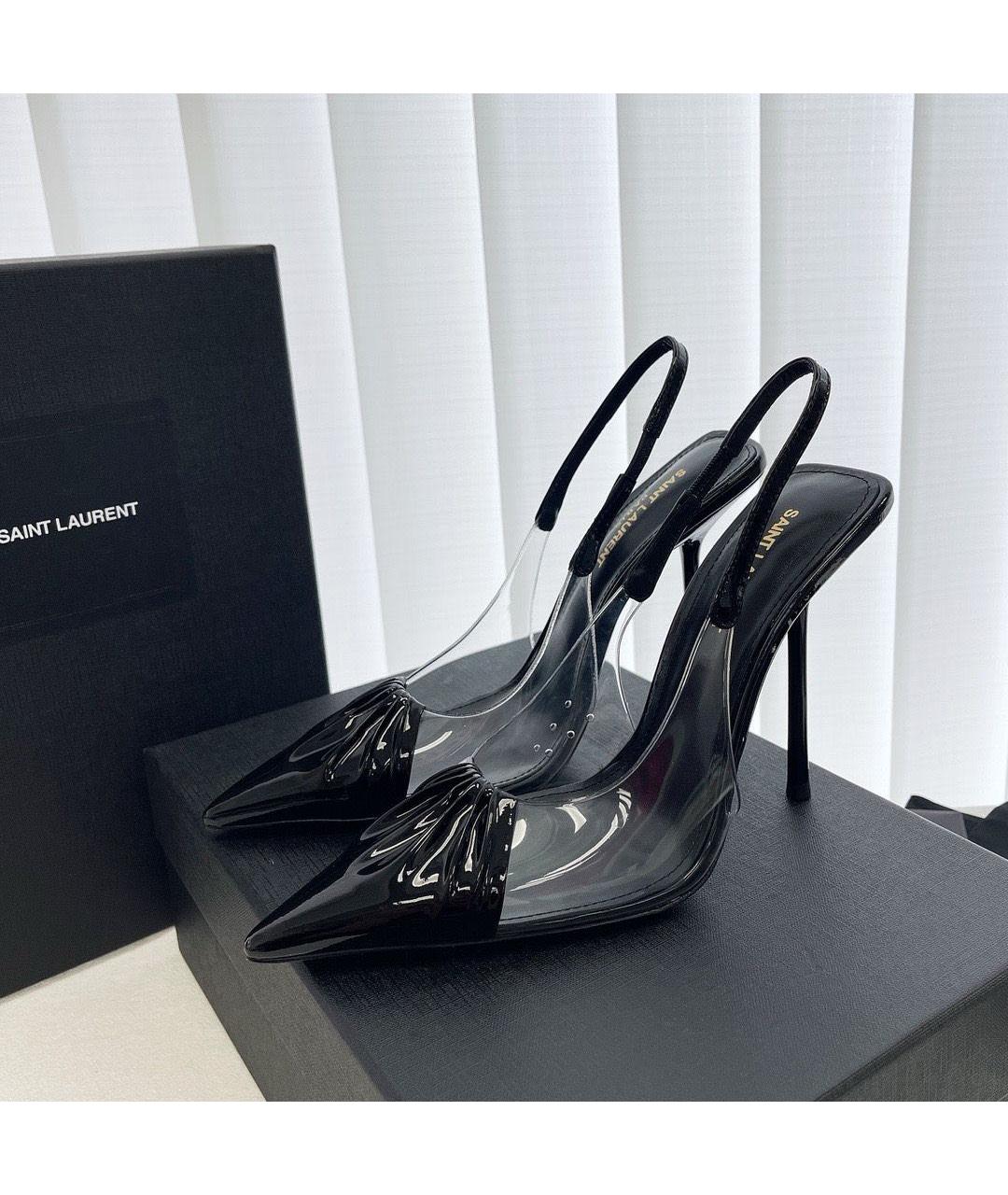 SAINT LAURENT Черные туфли, фото 3
