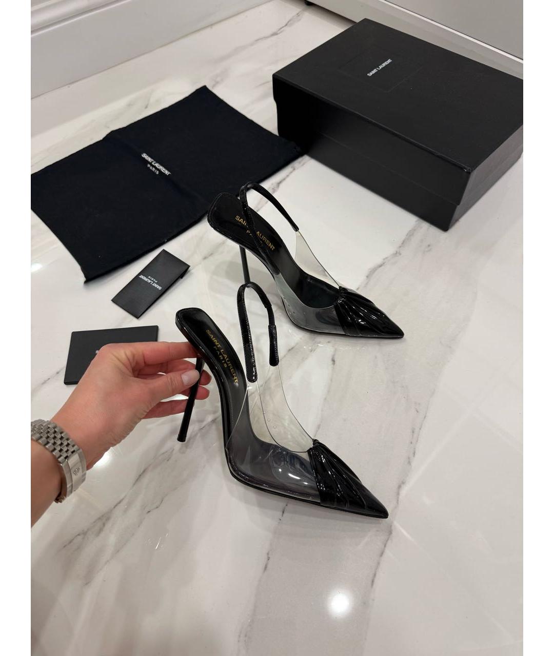 SAINT LAURENT Черные туфли, фото 4