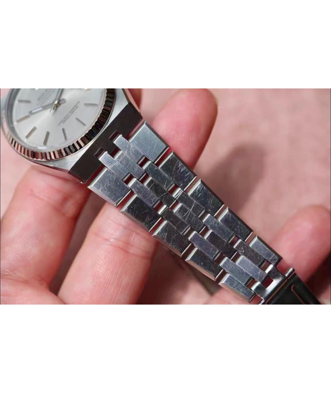 ROLEX Серебряные металлические часы, фото 4