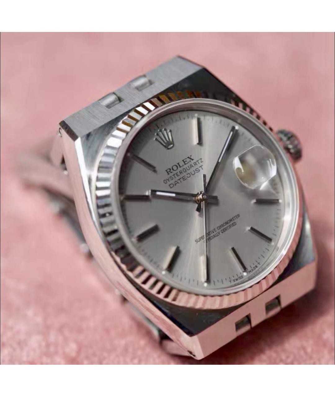 ROLEX Серебряные металлические часы, фото 3