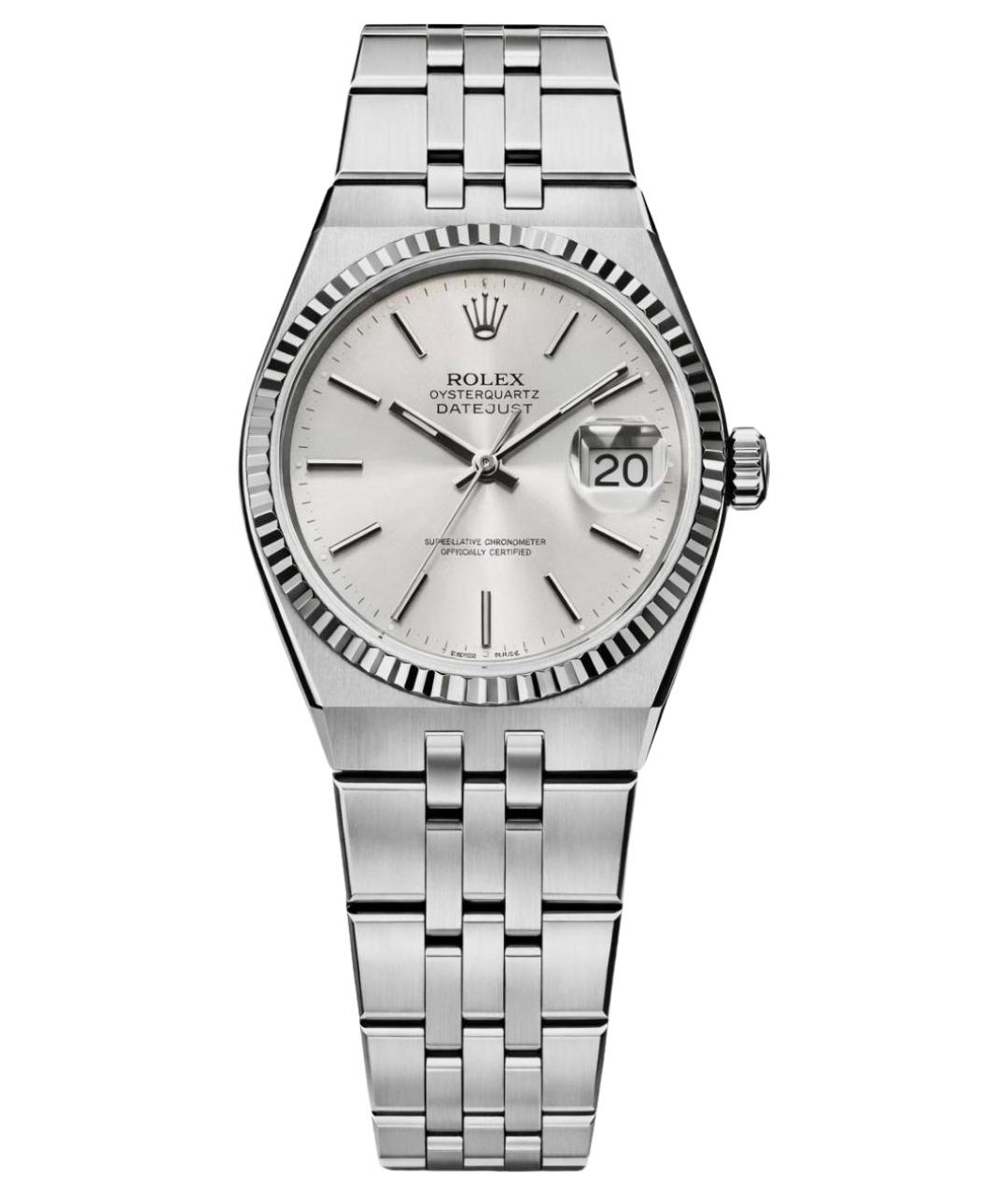 ROLEX Серебряные металлические часы, фото 1