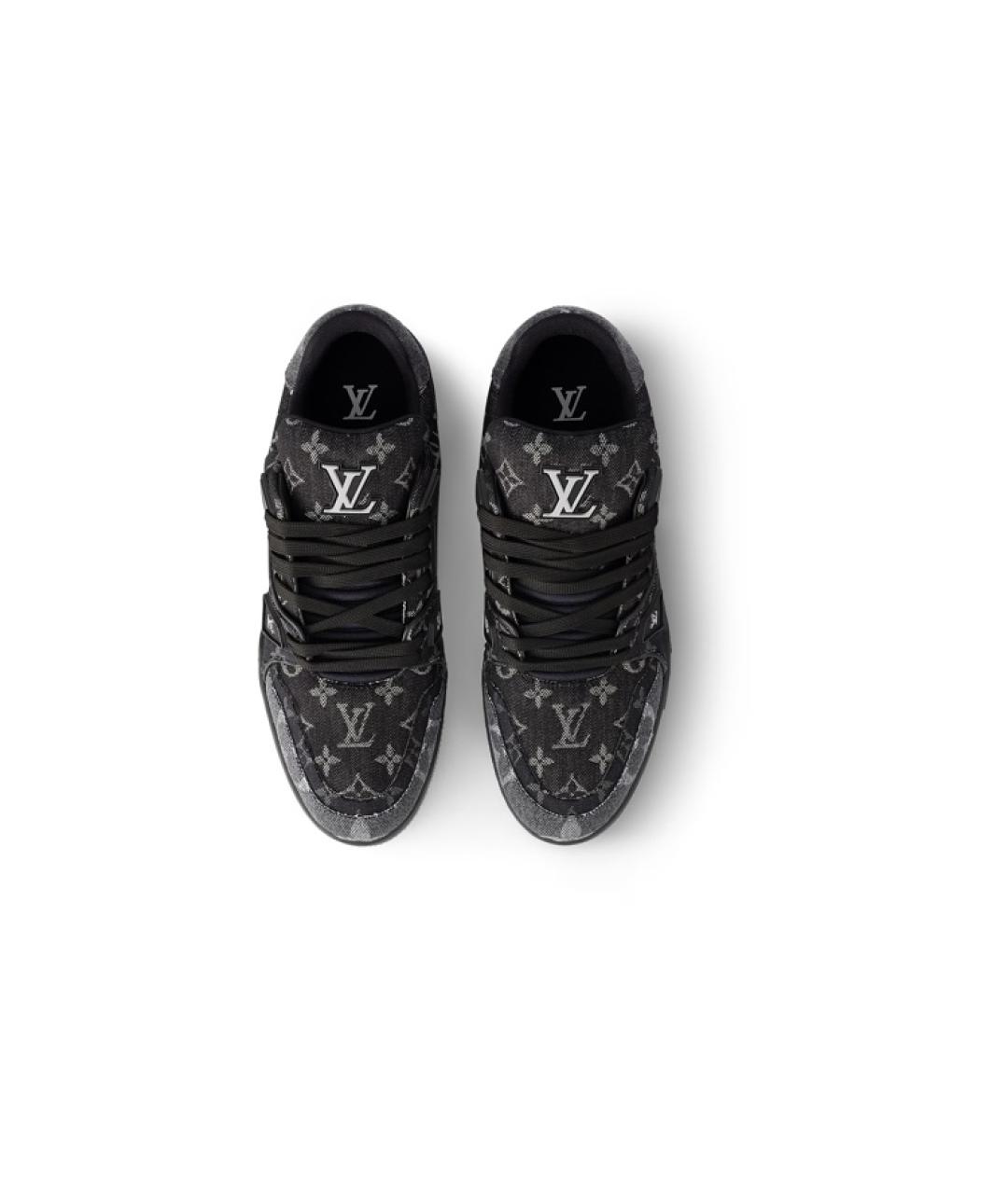 LOUIS VUITTON Черные кроссовки, фото 3