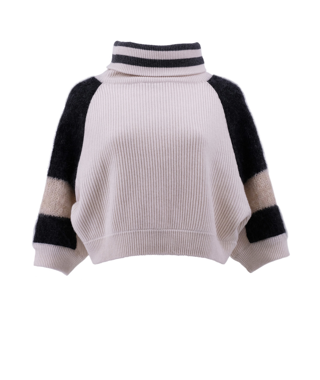 BRUNELLO CUCINELLI Белый кашемировый джемпер / свитер, фото 1