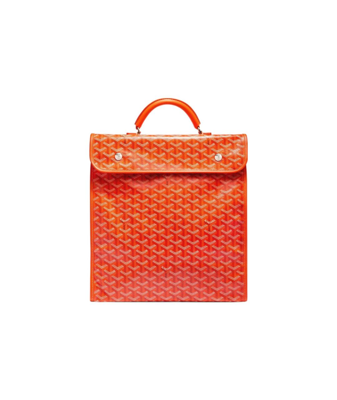 GOYARD Оранжевый рюкзак, фото 6