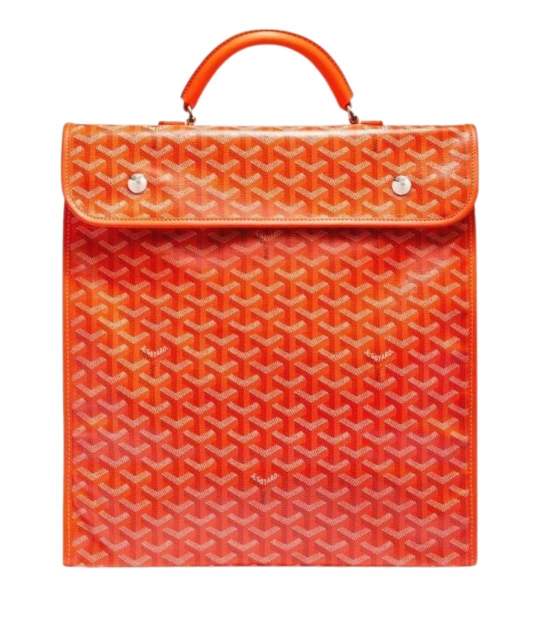 GOYARD Оранжевый рюкзак, фото 1