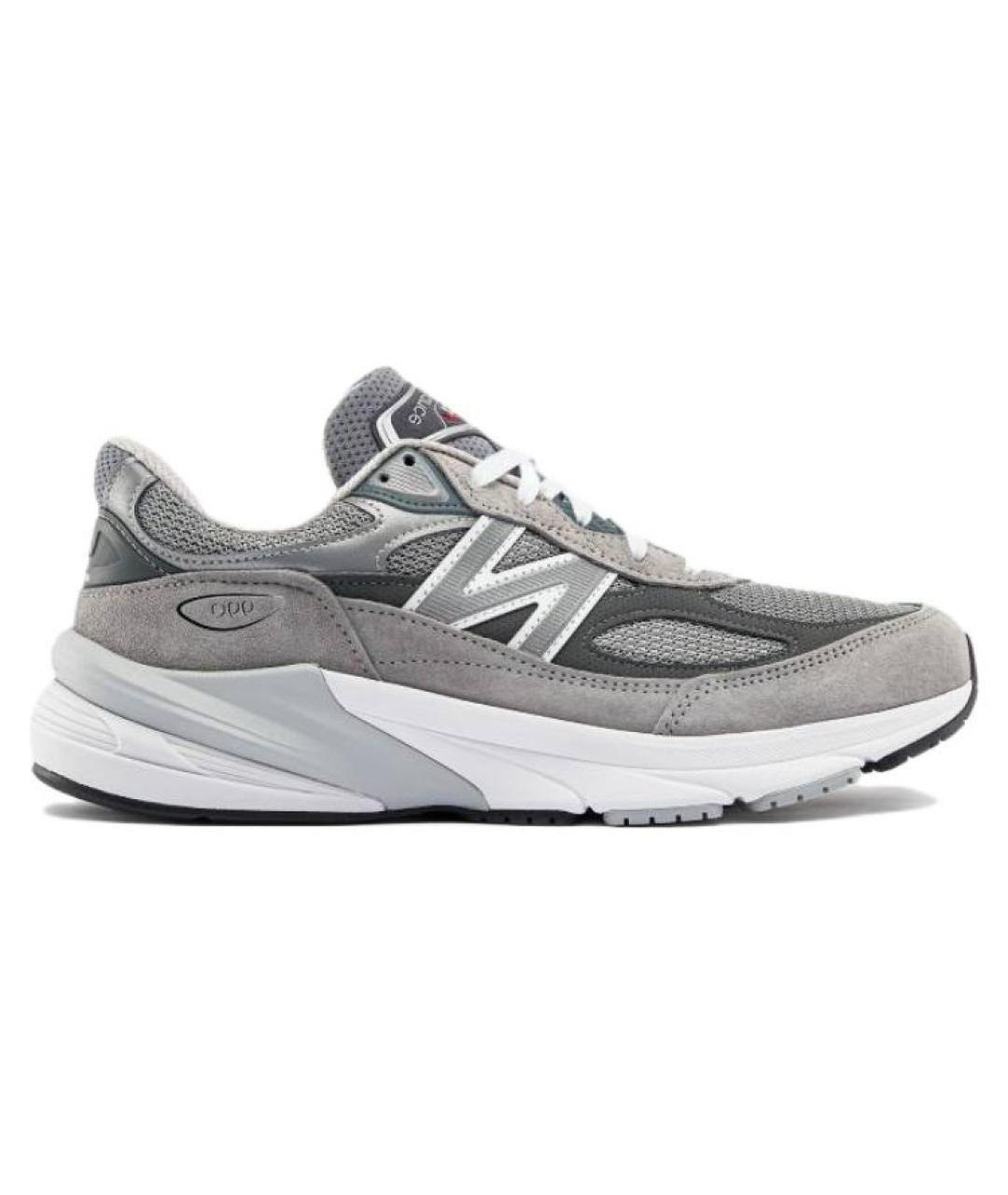 NEW BALANCE Серые низкие кроссовки / кеды, фото 1