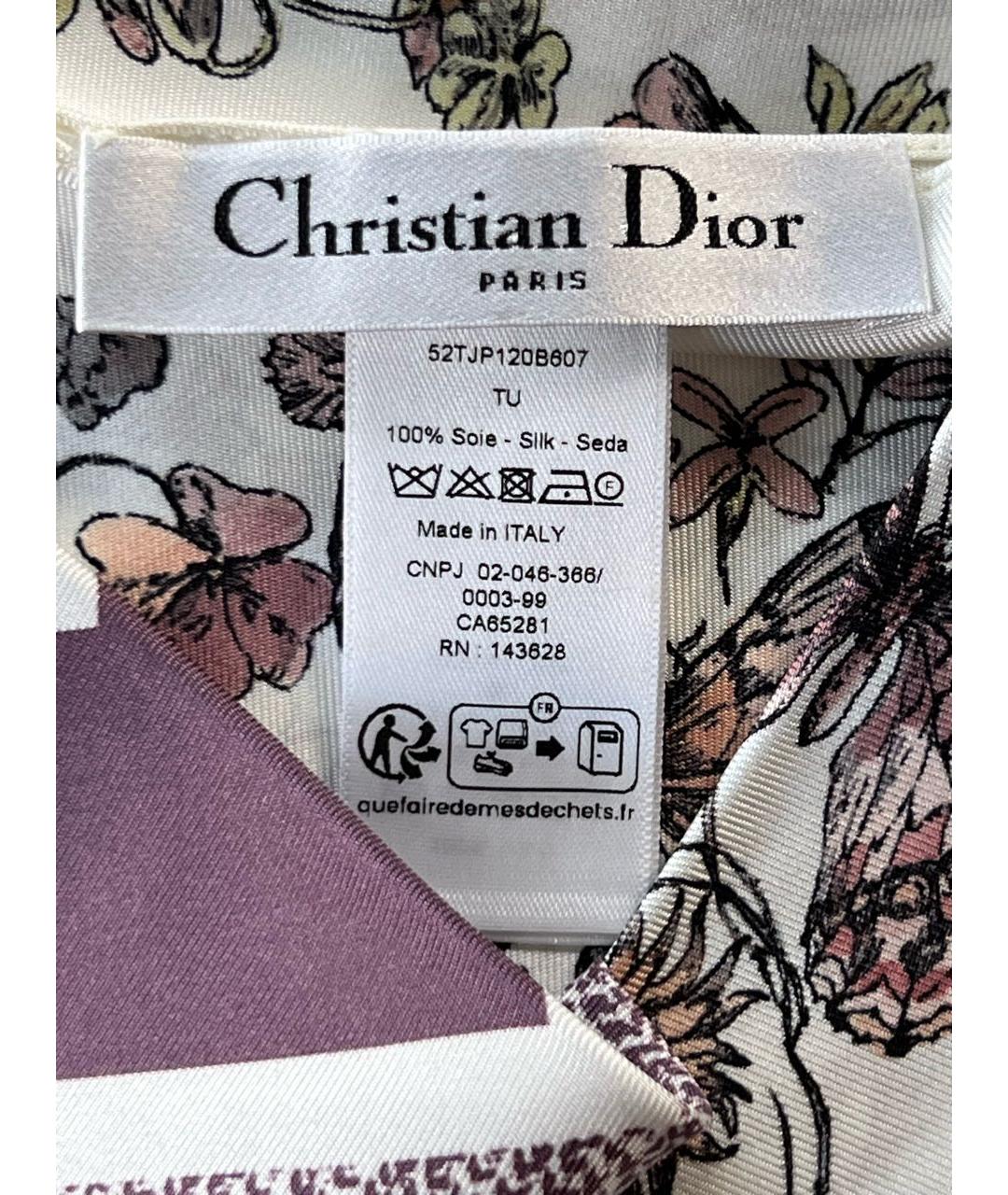 CHRISTIAN DIOR Шелковая блузы, фото 7