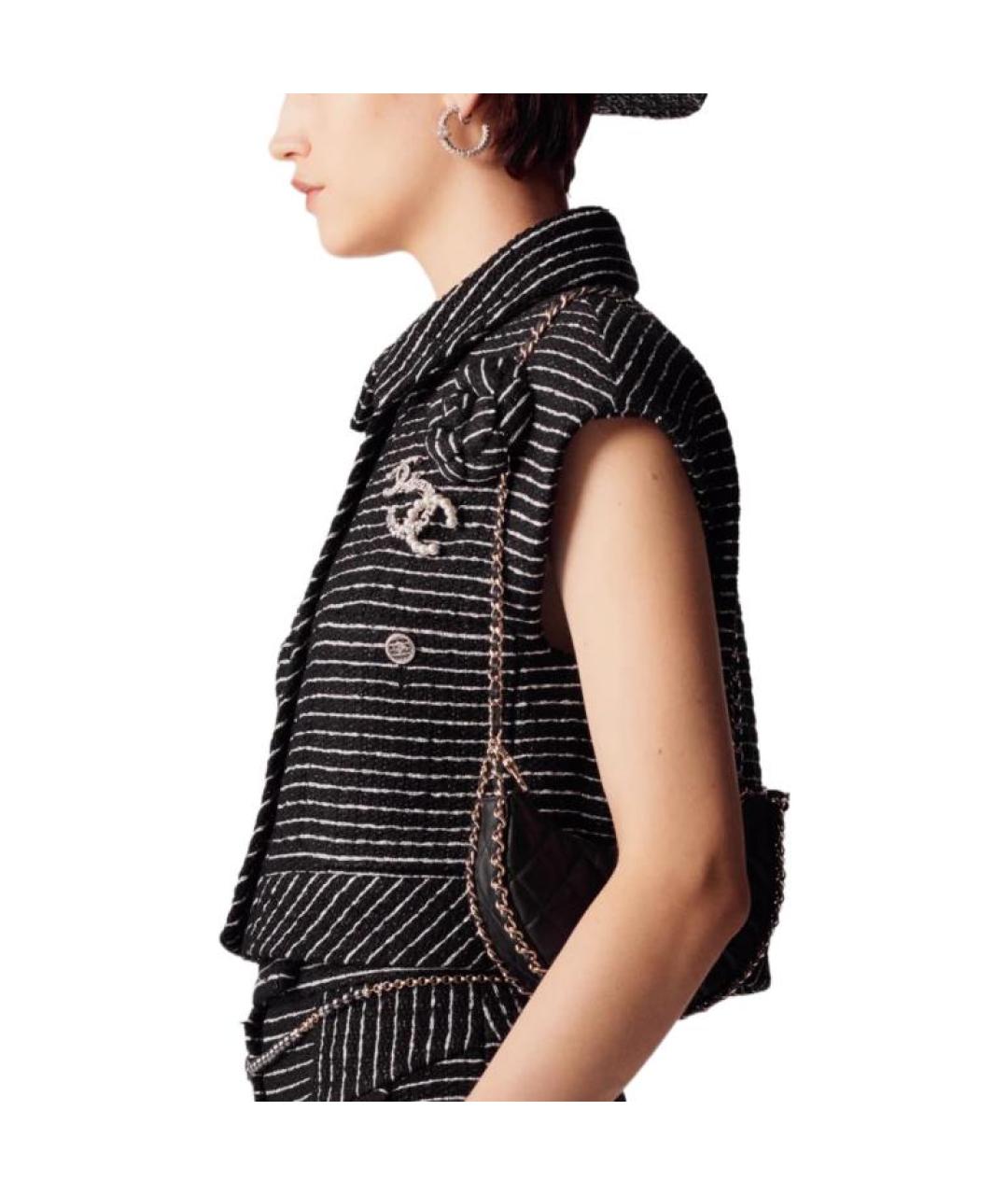 CHANEL Черный жилет, фото 4