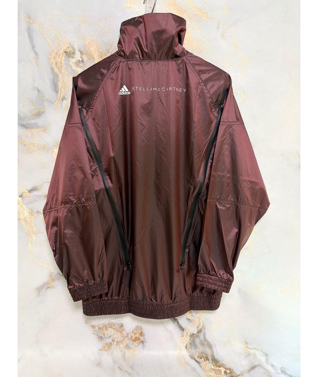 ADIDAS BY STELLA MCCARTNEY Бордовая спортивная куртка, фото 3