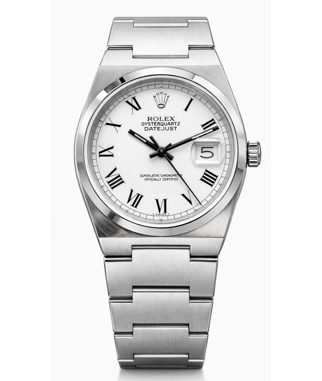 ROLEX Серебряные металлические часы, фото 9
