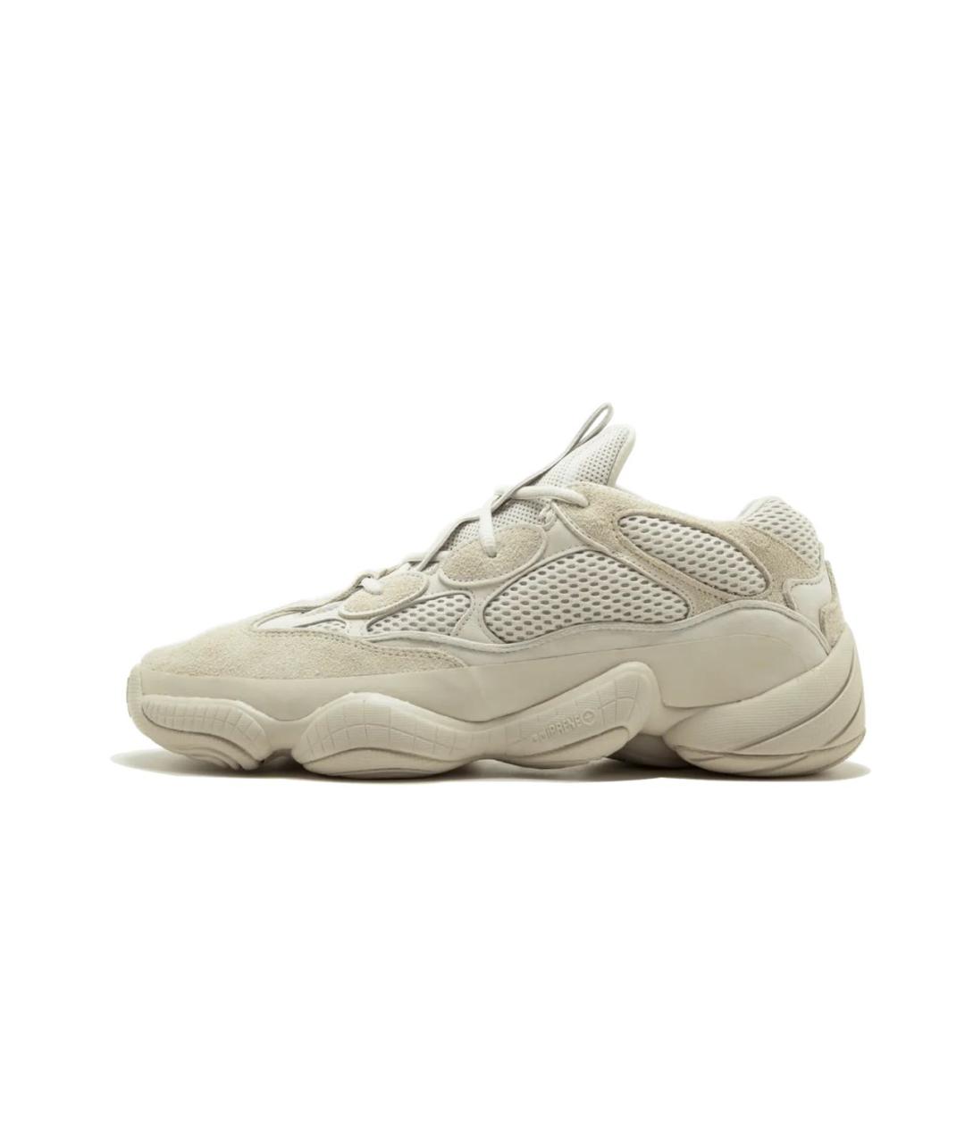 ADIDAS YEEZY Серые замшевые низкие кроссовки / кеды, фото 7