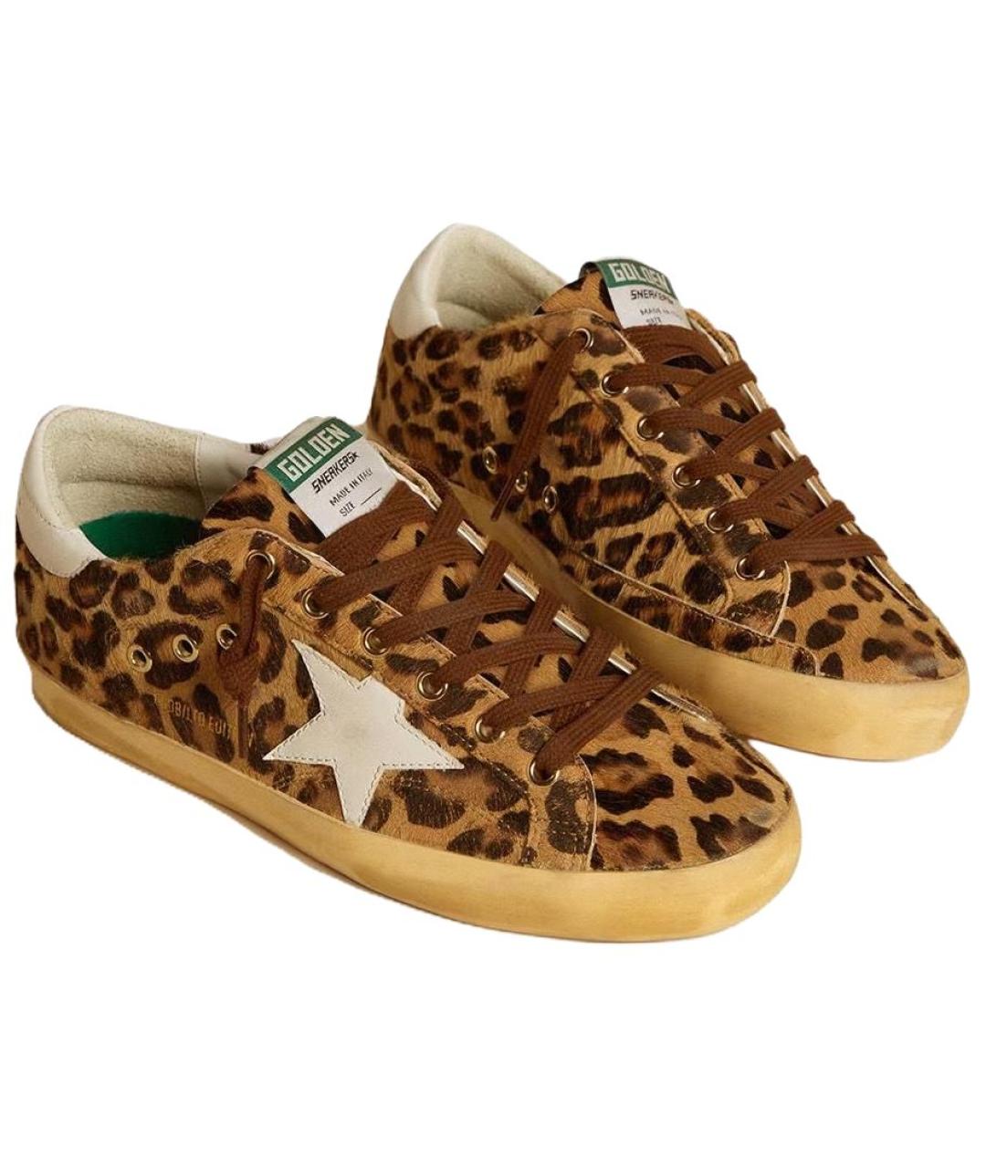 GOLDEN GOOSE DELUXE BRAND Мульти кожаные кроссовки, фото 4