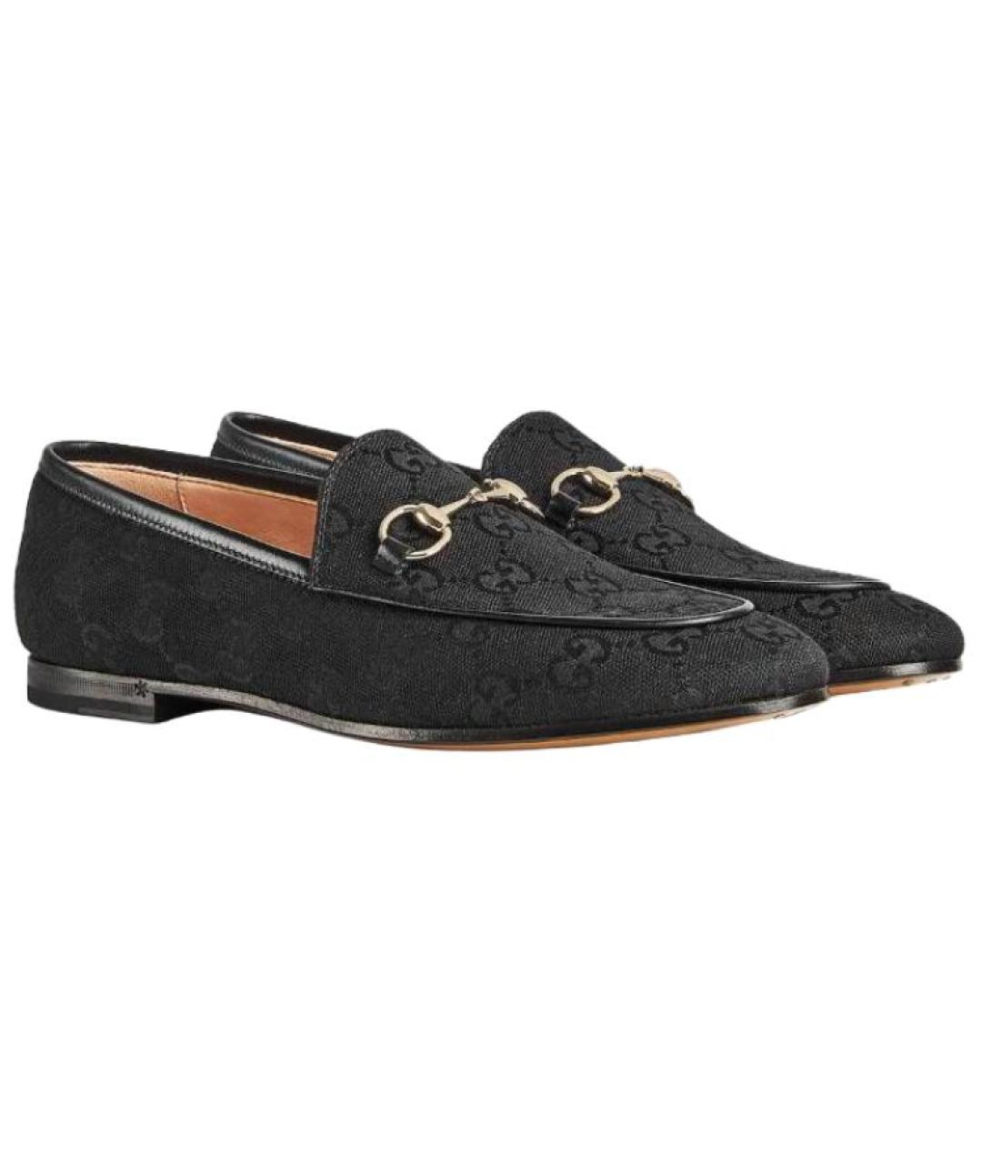 GUCCI Черные лоферы, фото 3