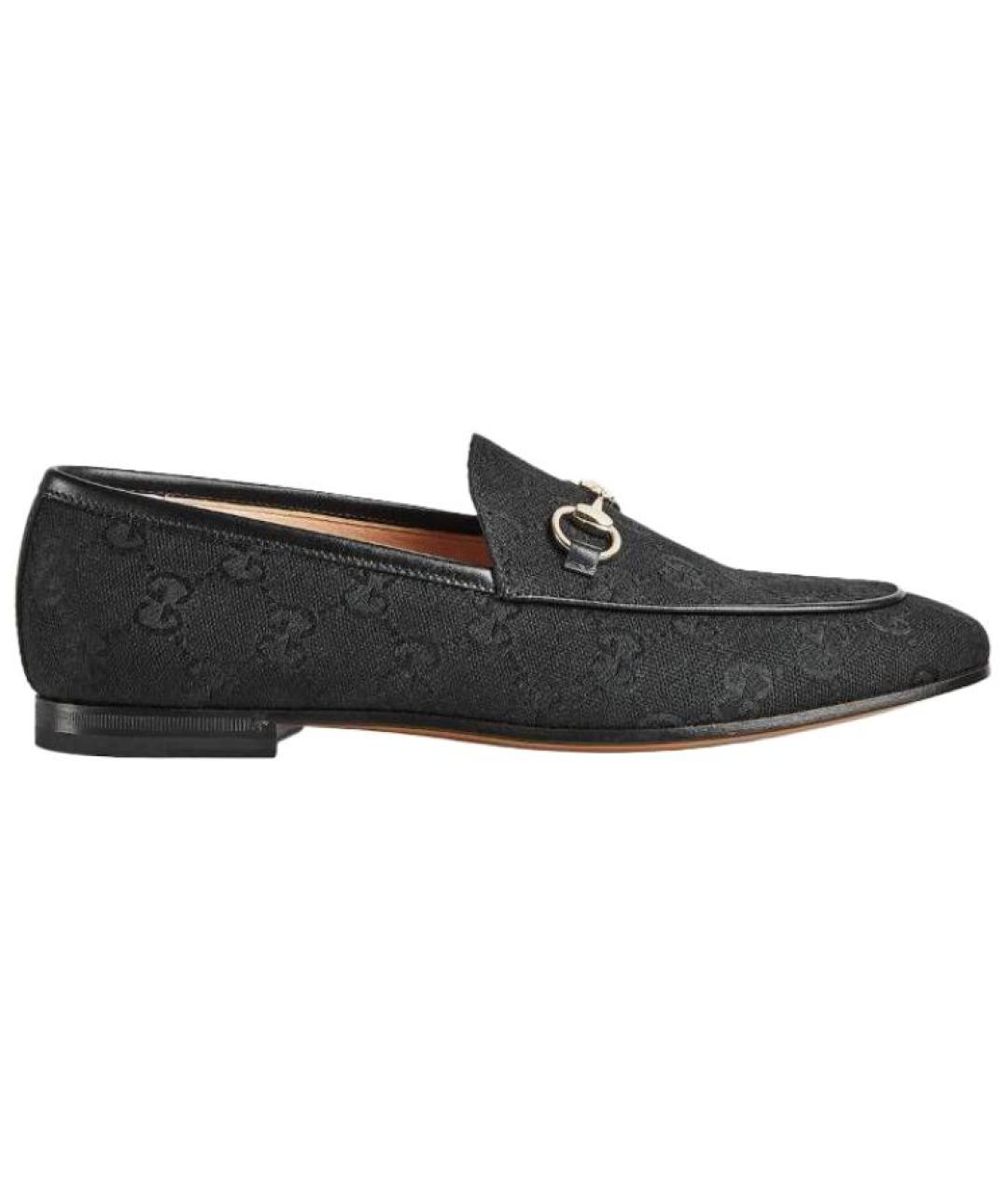 GUCCI Черные лоферы, фото 1