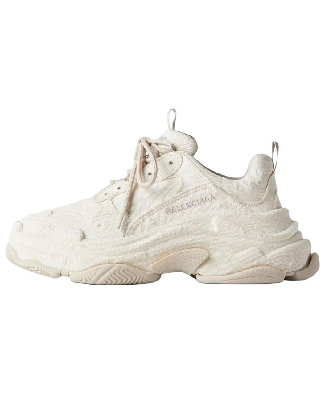 BALENCIAGA Бежевые кроссовки, фото 6
