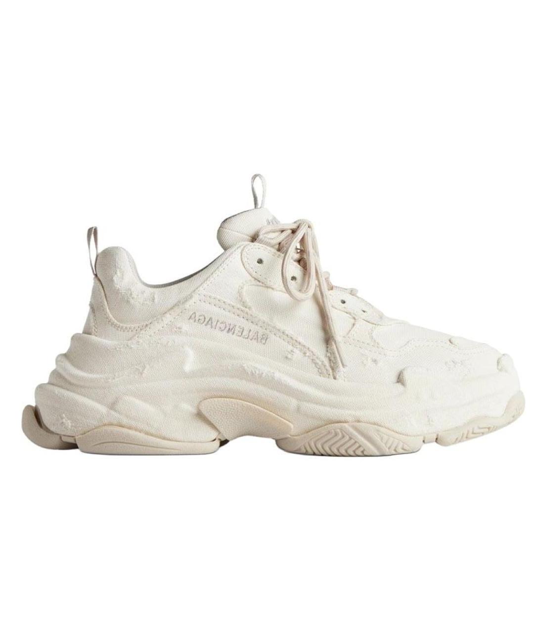 BALENCIAGA Бежевые кроссовки, фото 1