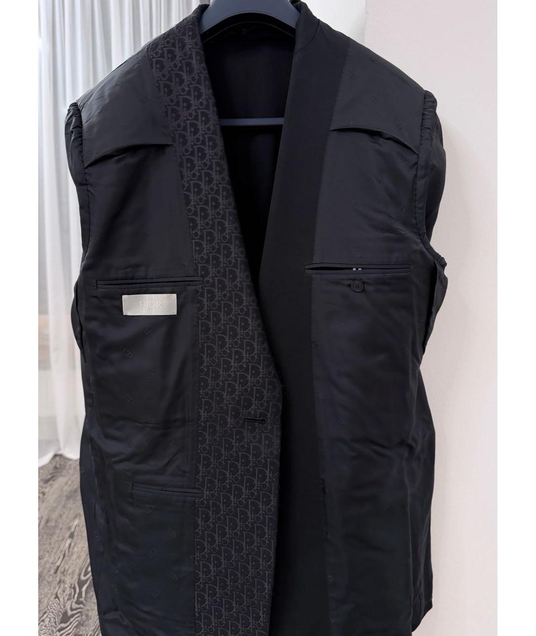 CHRISTIAN DIOR Черный классический костюм, фото 4