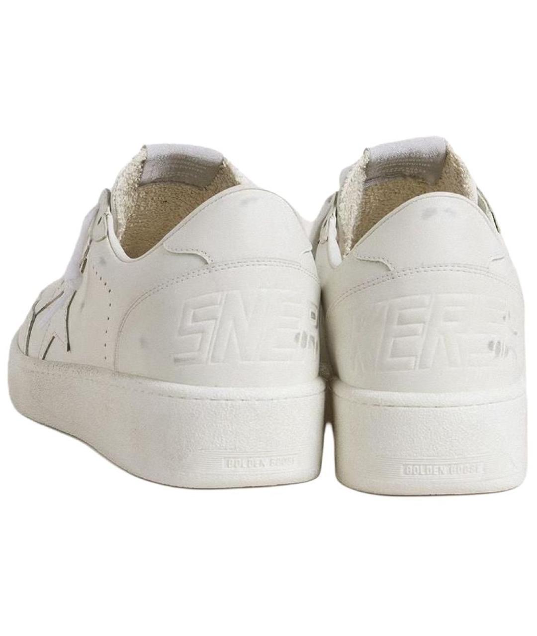 GOLDEN GOOSE DELUXE BRAND Белые кожаные кроссовки, фото 5