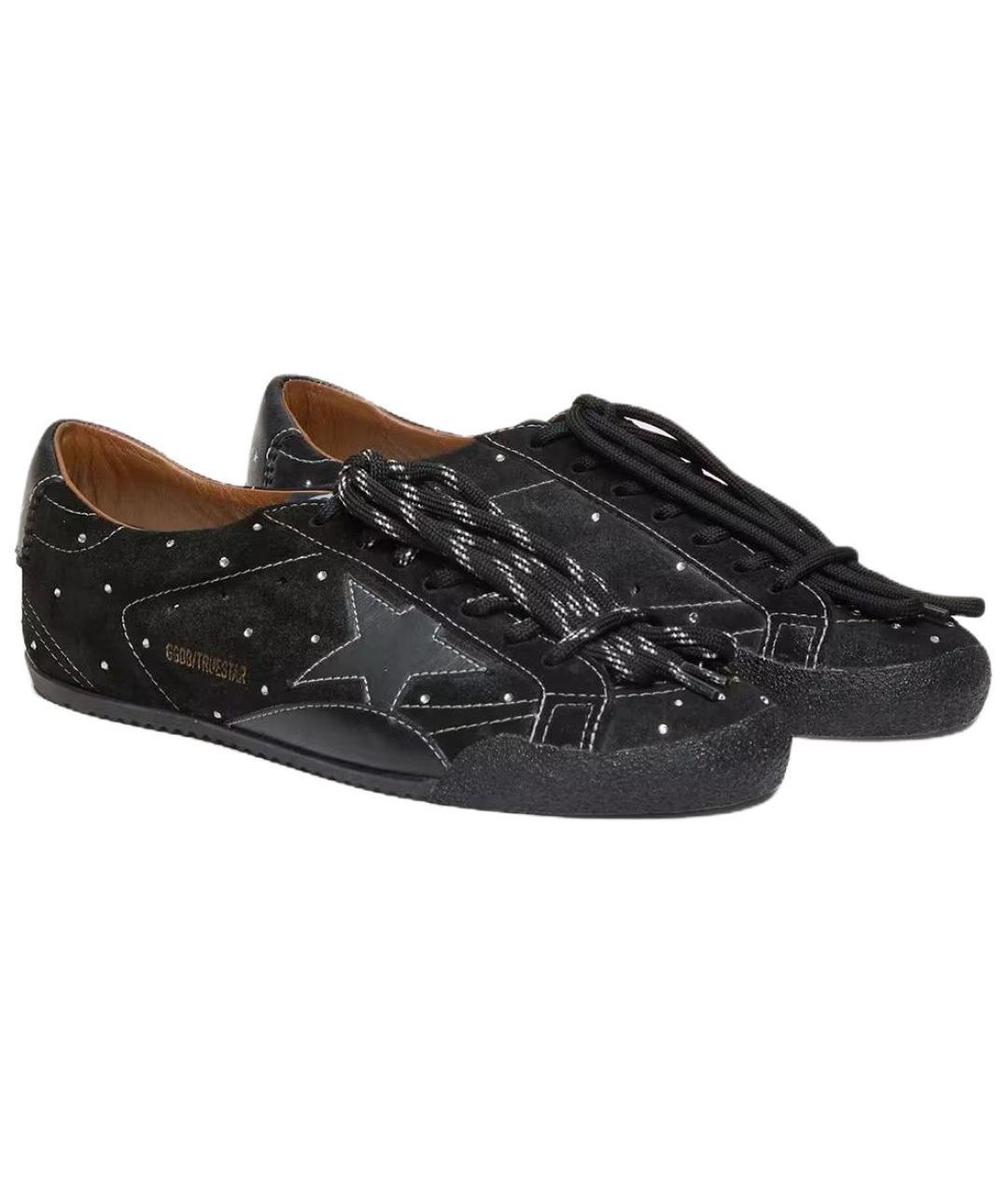 GOLDEN GOOSE DELUXE BRAND Черные замшевые кроссовки, фото 3