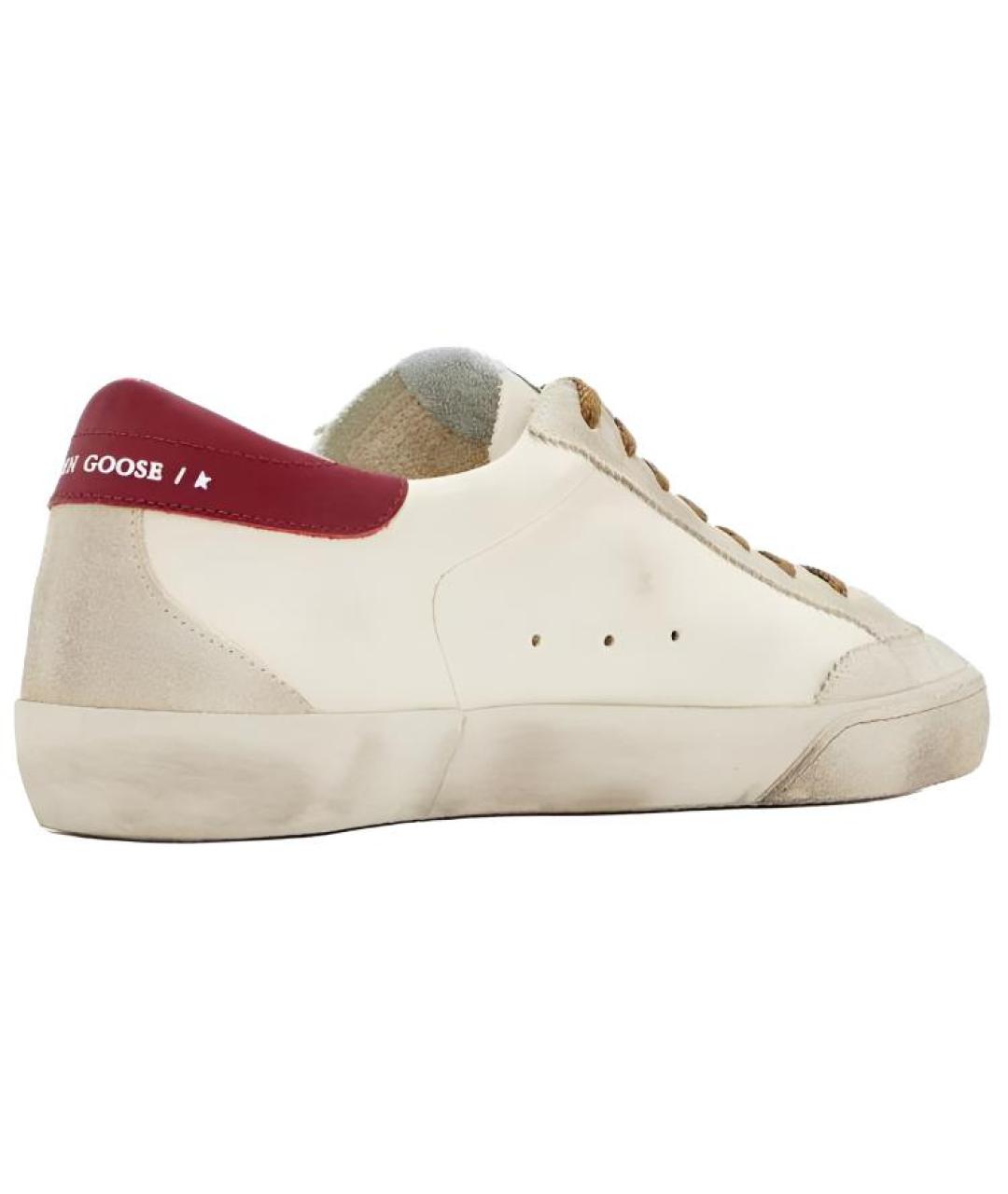 GOLDEN GOOSE DELUXE BRAND Бежевые замшевые низкие кроссовки / кеды, фото 4