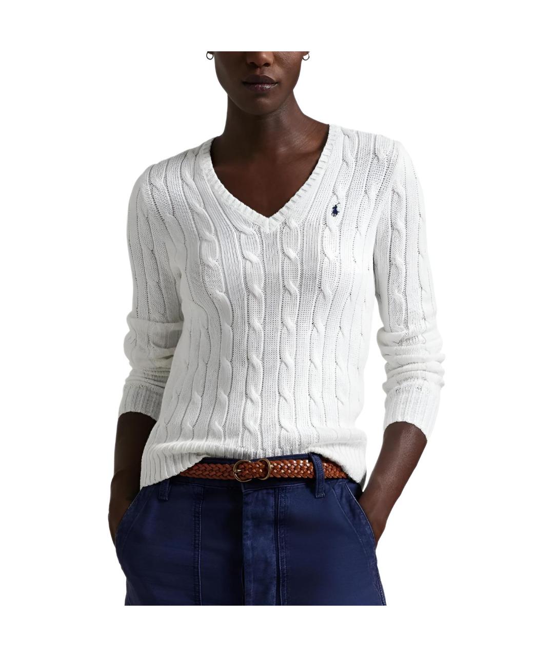 POLO RALPH LAUREN Белый джемпер / свитер, фото 3