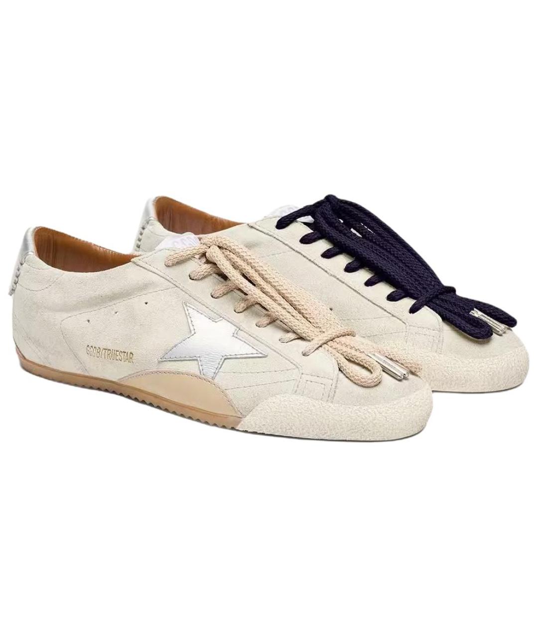 GOLDEN GOOSE DELUXE BRAND Серые замшевые кроссовки, фото 3