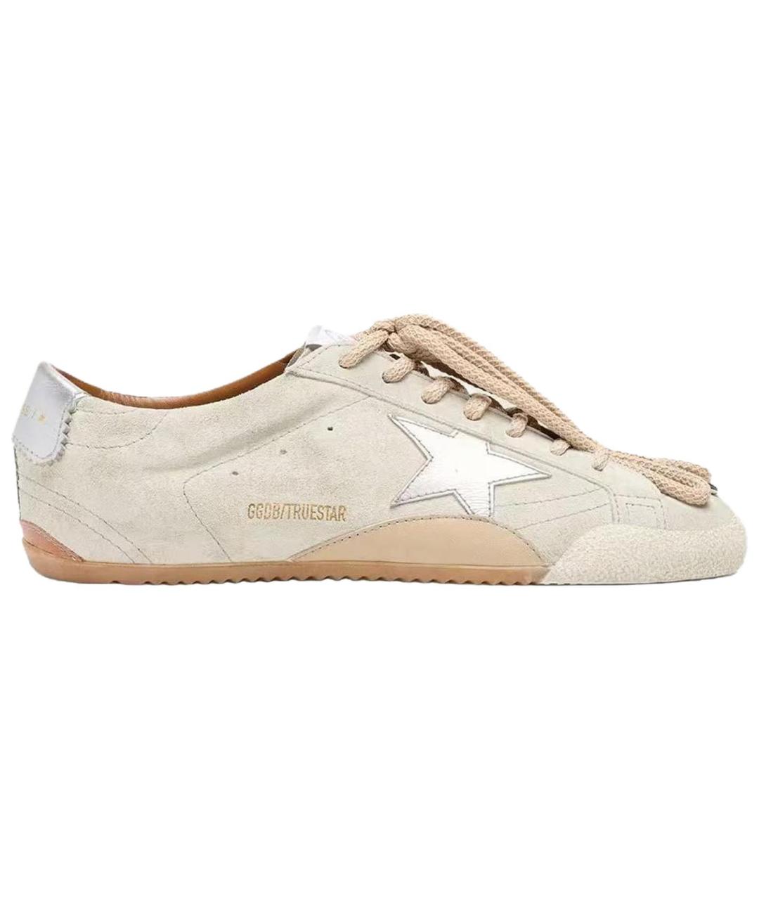 GOLDEN GOOSE DELUXE BRAND Серые замшевые кроссовки, фото 1