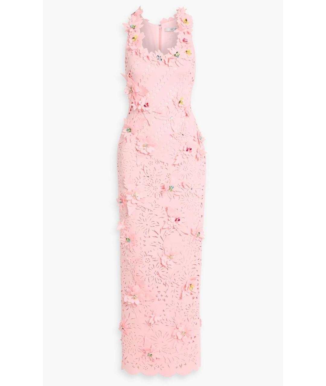 BADGLEY MISCHKA Розовое полиэстеровое коктейльное платье, фото 5