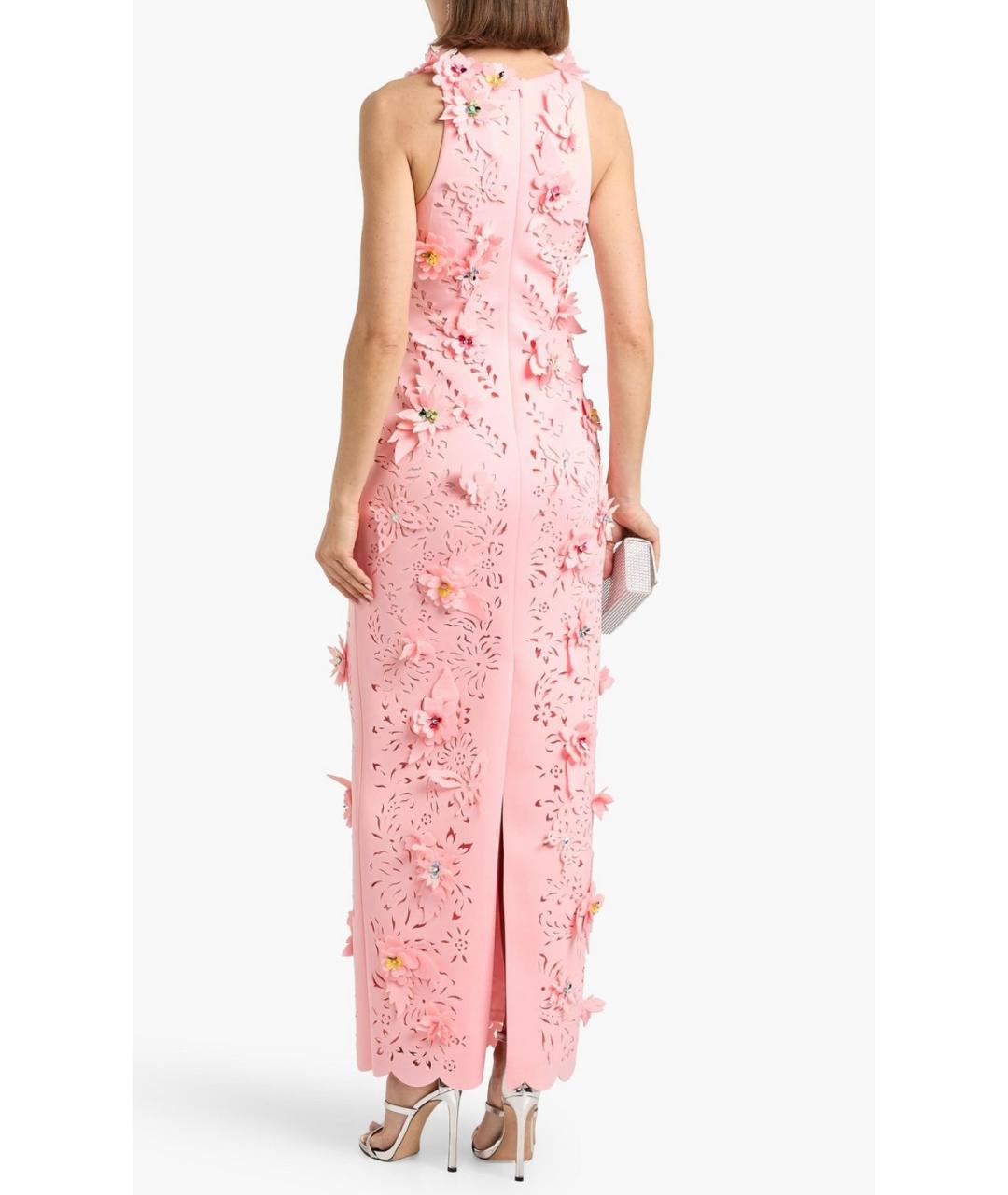 BADGLEY MISCHKA Розовое полиэстеровое коктейльное платье, фото 3