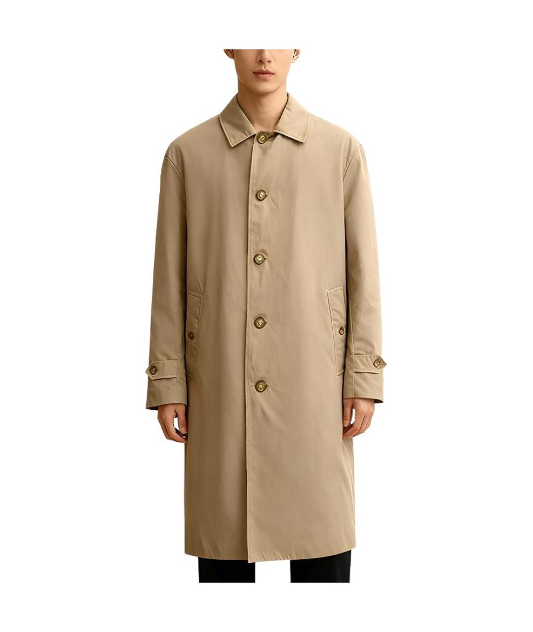BURBERRY Бежевый тренч / плащ, фото 3