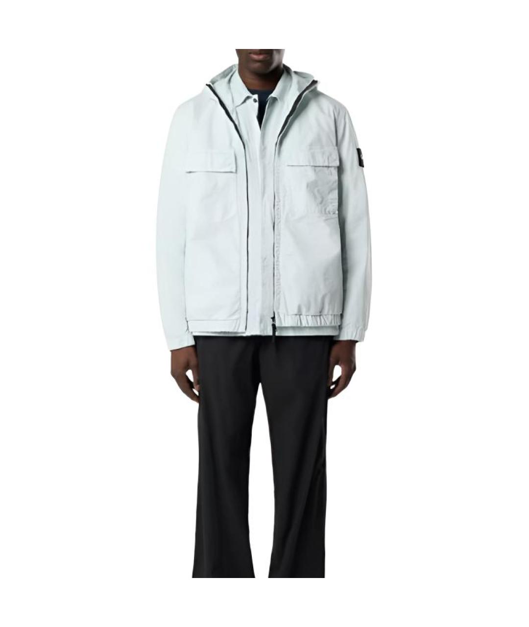STONE ISLAND Голубая куртка, фото 3