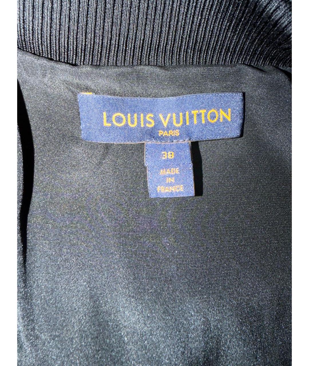 LOUIS VUITTON Черная полиамидовая куртка, фото 3