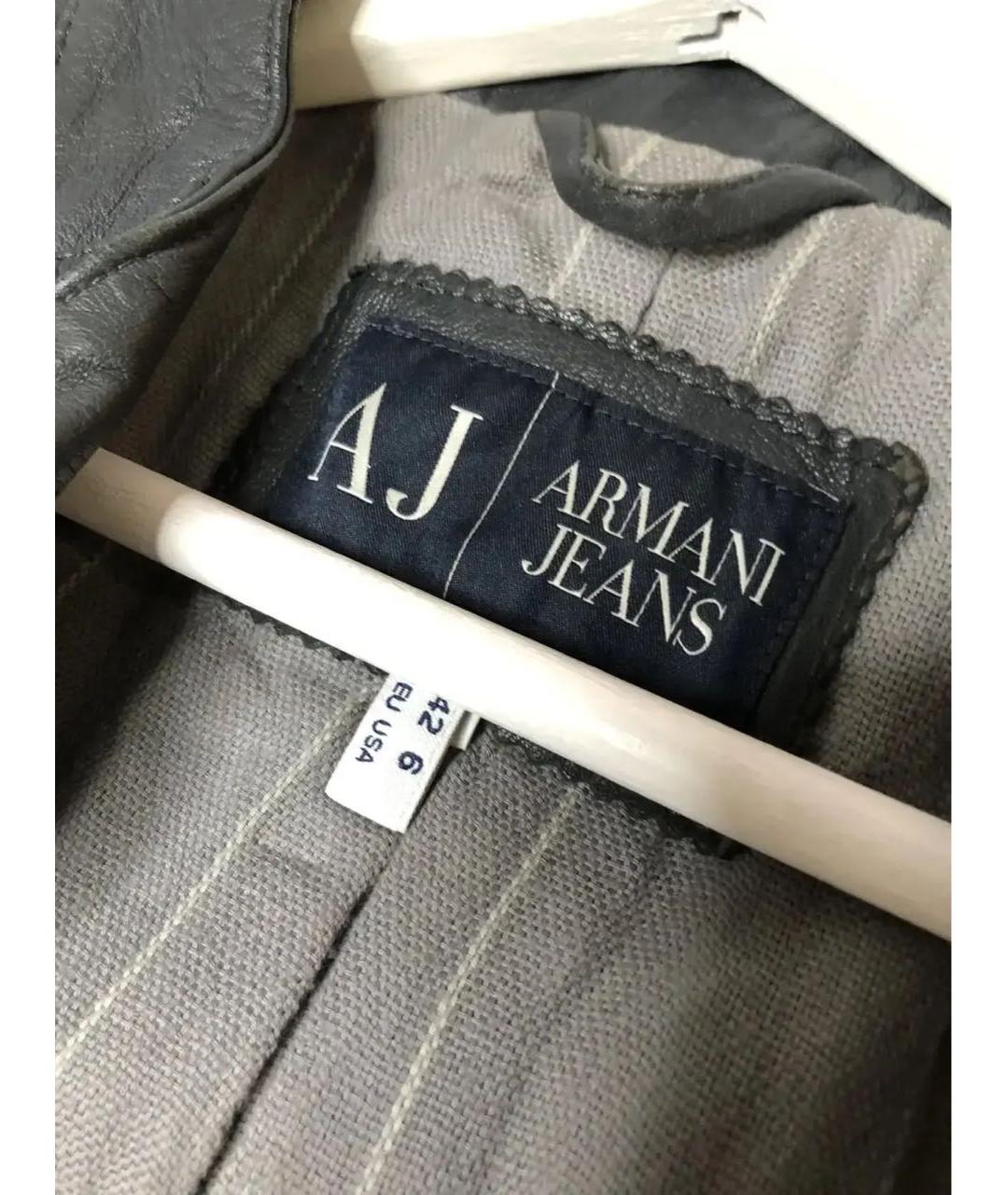 ARMANI JEANS Антрацитовая куртка, фото 4