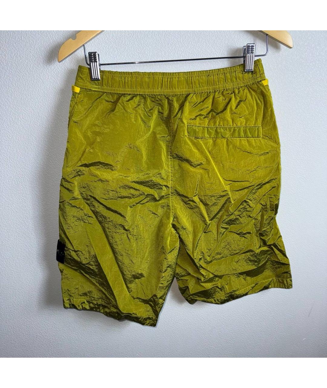 STONE ISLAND Желтые шорты, фото 2