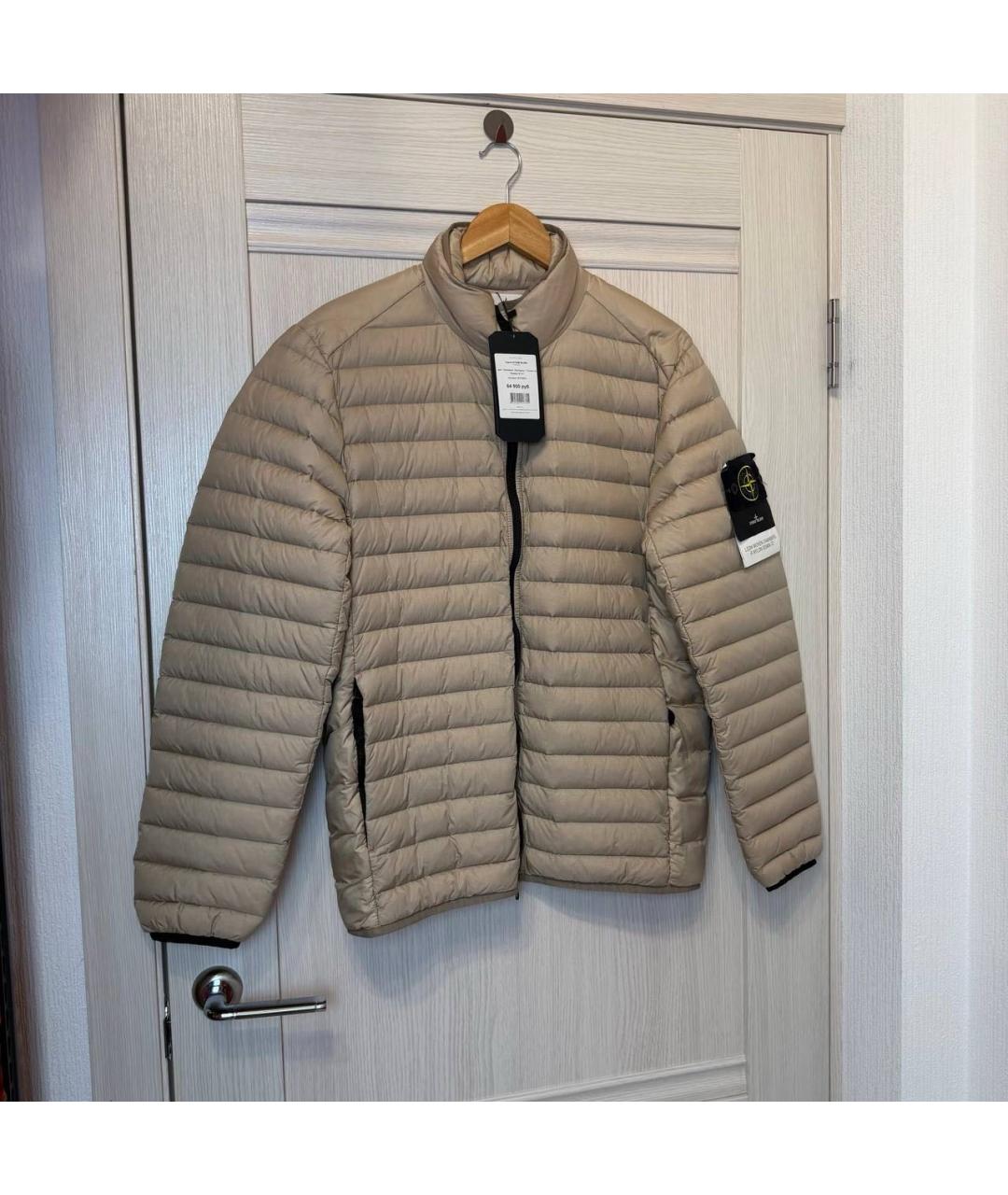 STONE ISLAND Бежевая куртка, фото 4