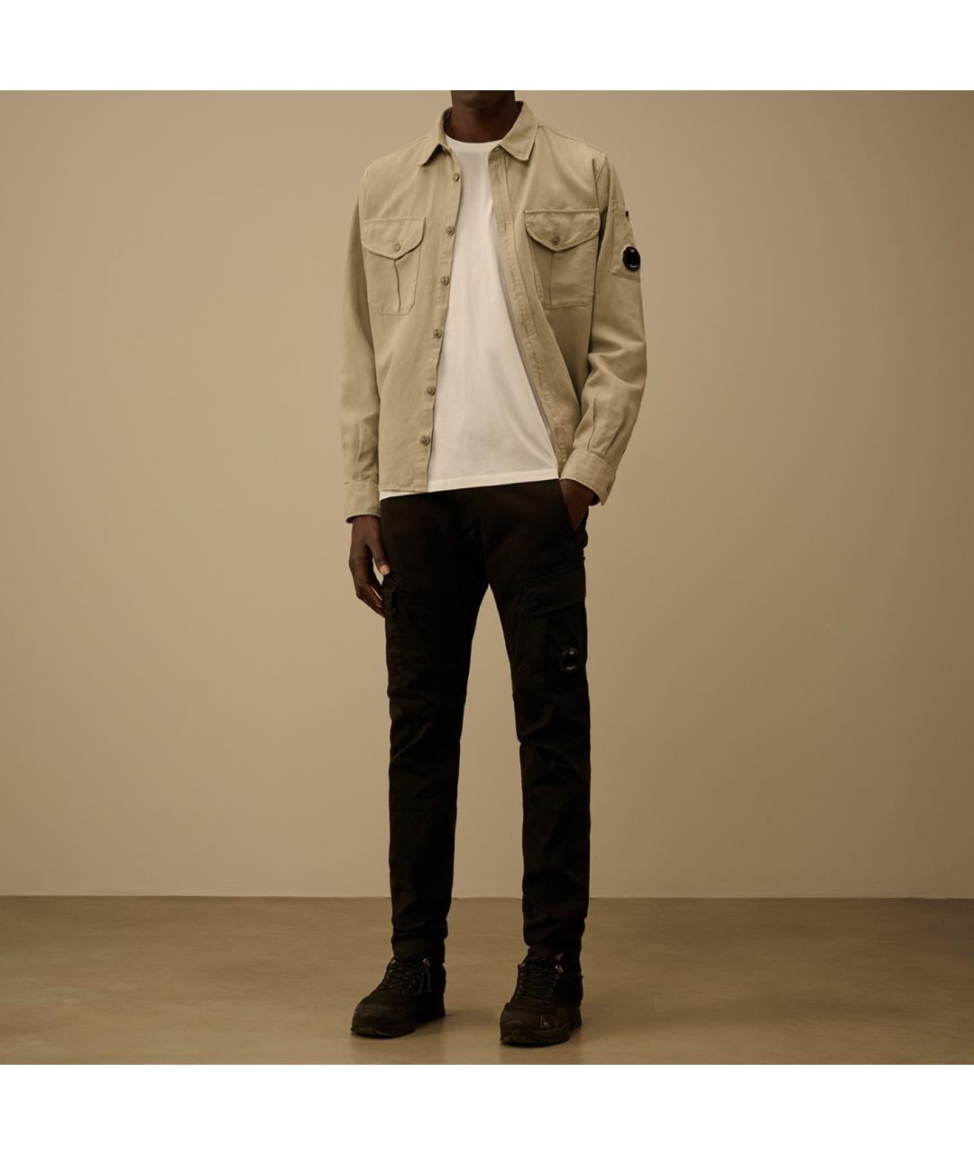 CP COMPANY Белая хлопковая футболка, фото 7