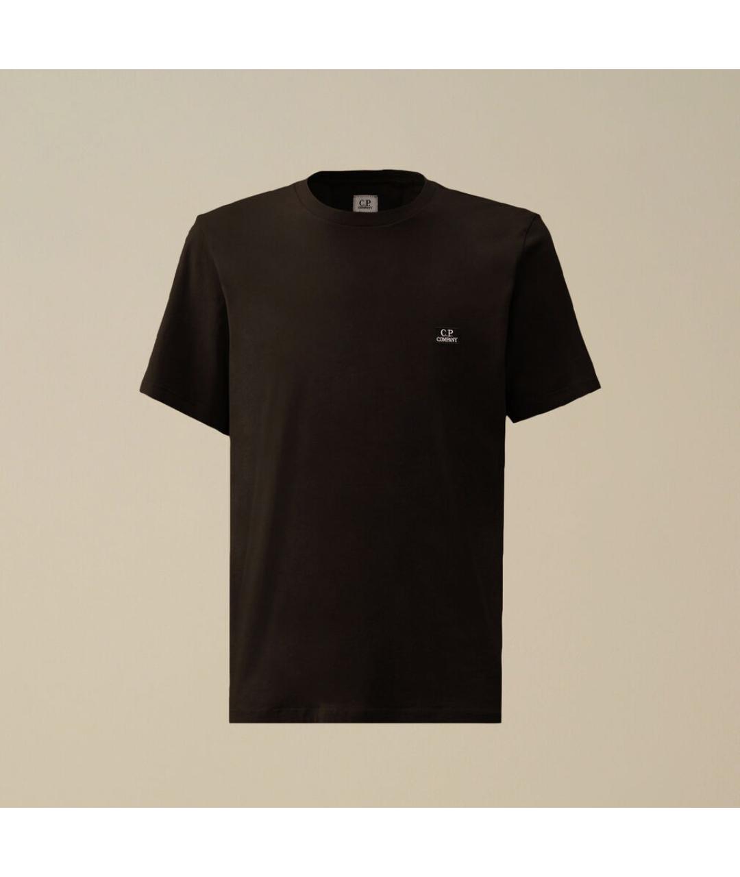 CP COMPANY Черная хлопковая футболка, фото 8