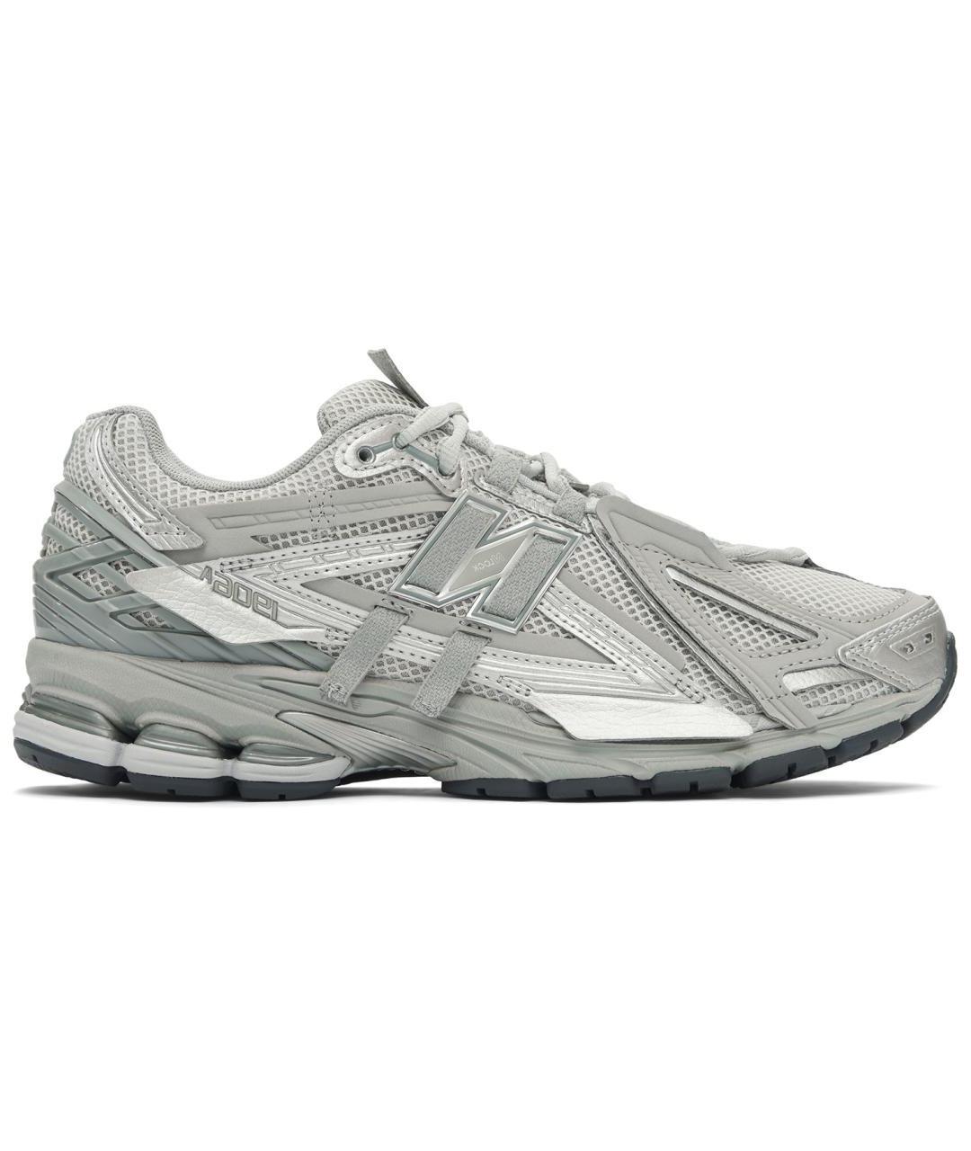 NEW BALANCE Серебряные кроссовки, фото 1
