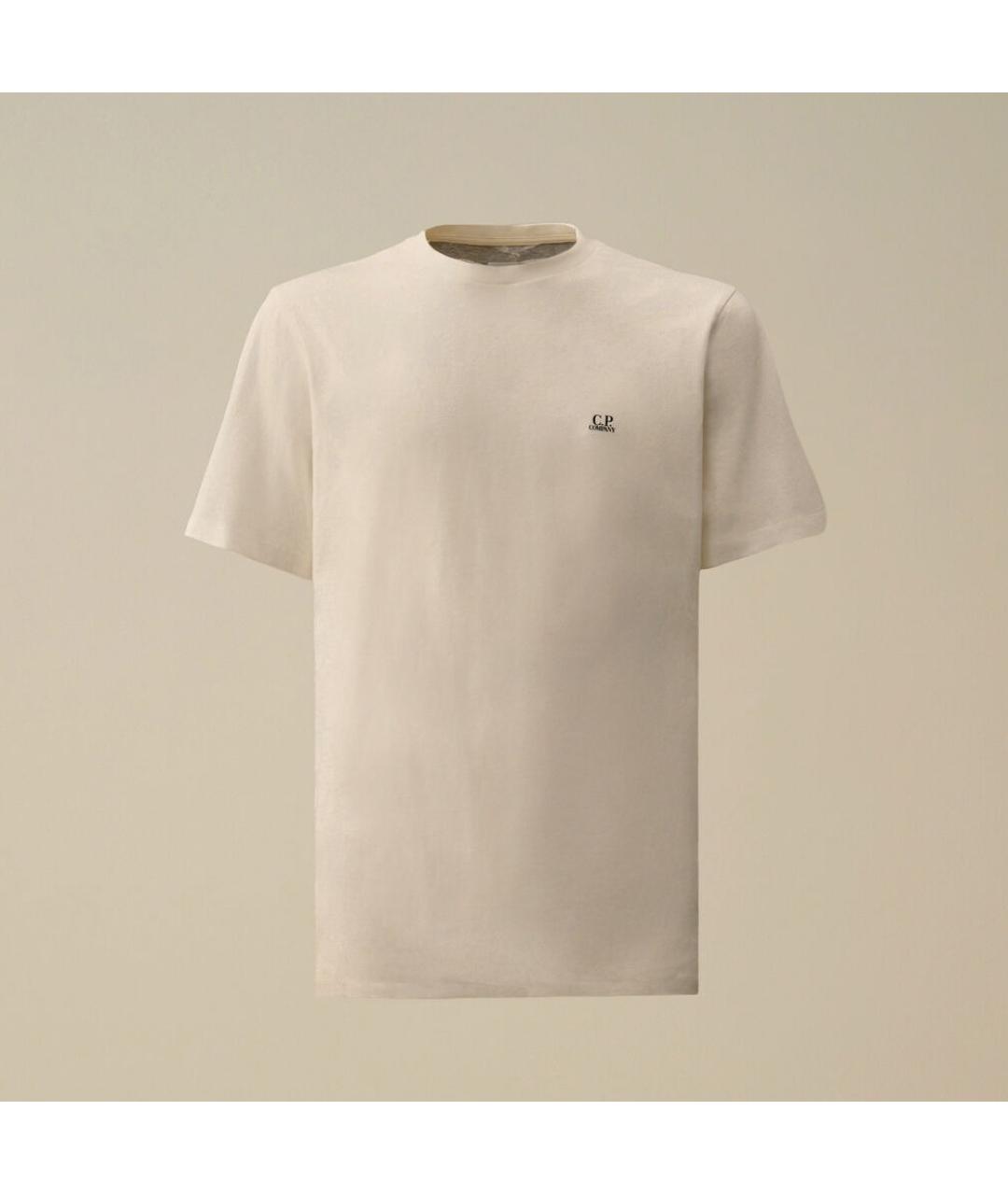 CP COMPANY Белая хлопковая футболка, фото 9