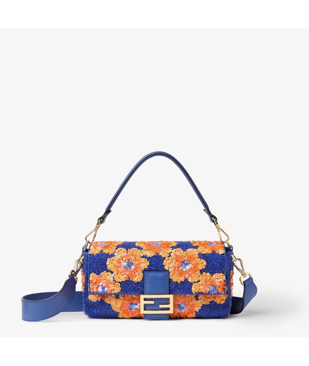 FENDI Синяя сумка через плечо, фото 6