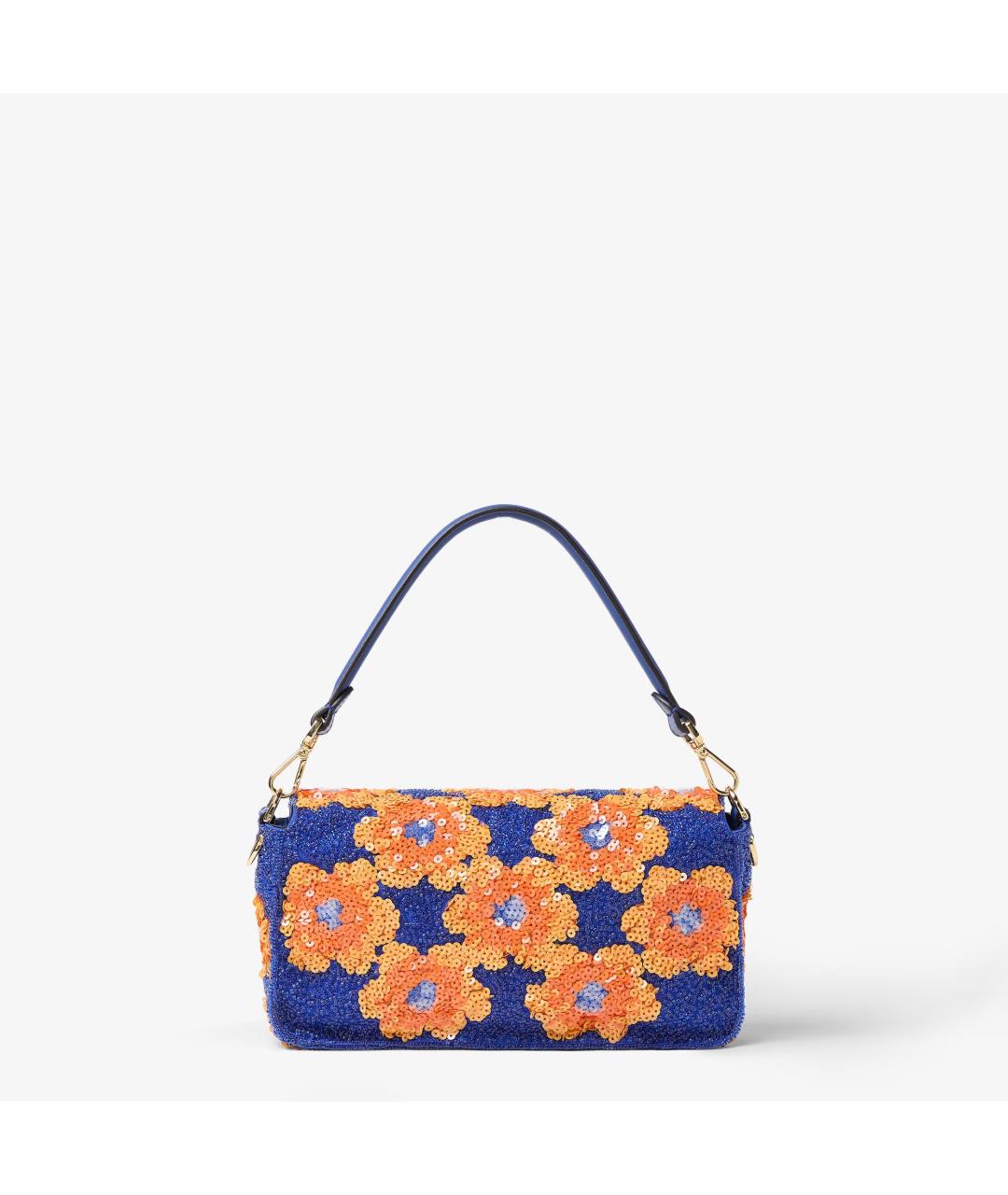 FENDI Синяя сумка через плечо, фото 3