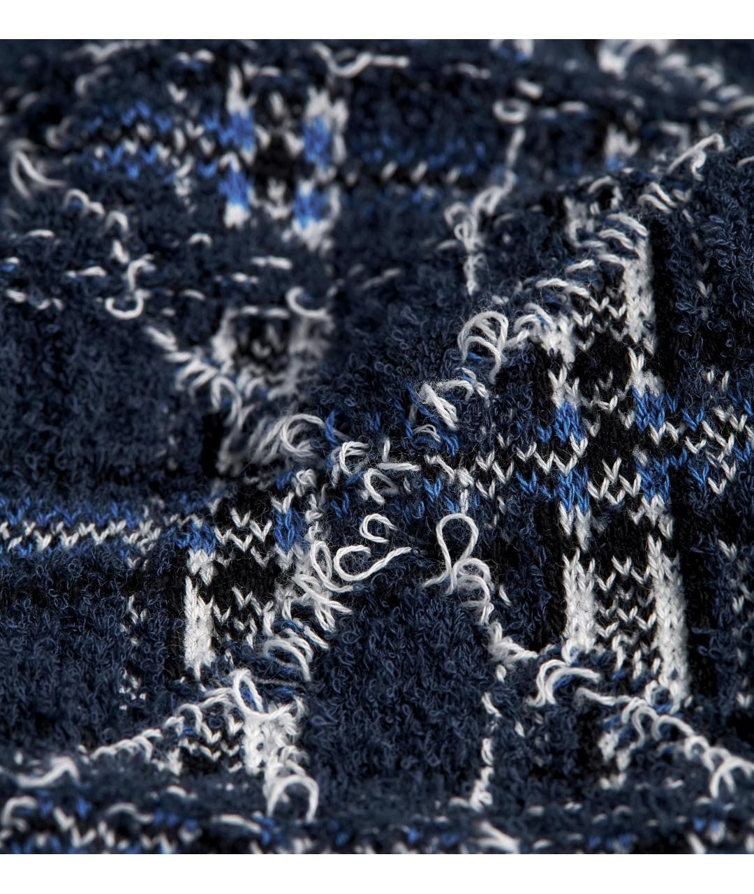 CHRISTIAN DIOR Синий шерстяной кардиган, фото 3