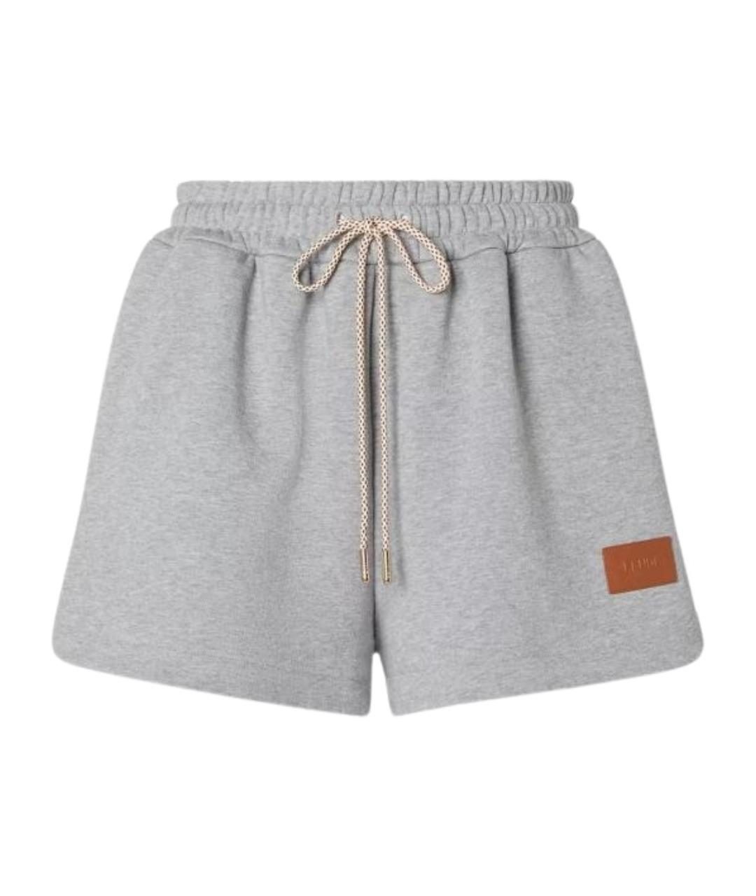 FENDI Серые хлопковые шорты, фото 1