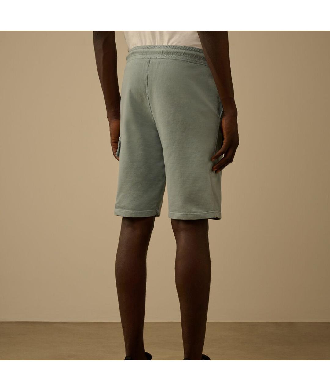 CP COMPANY Голубые хлопковые шорты, фото 9