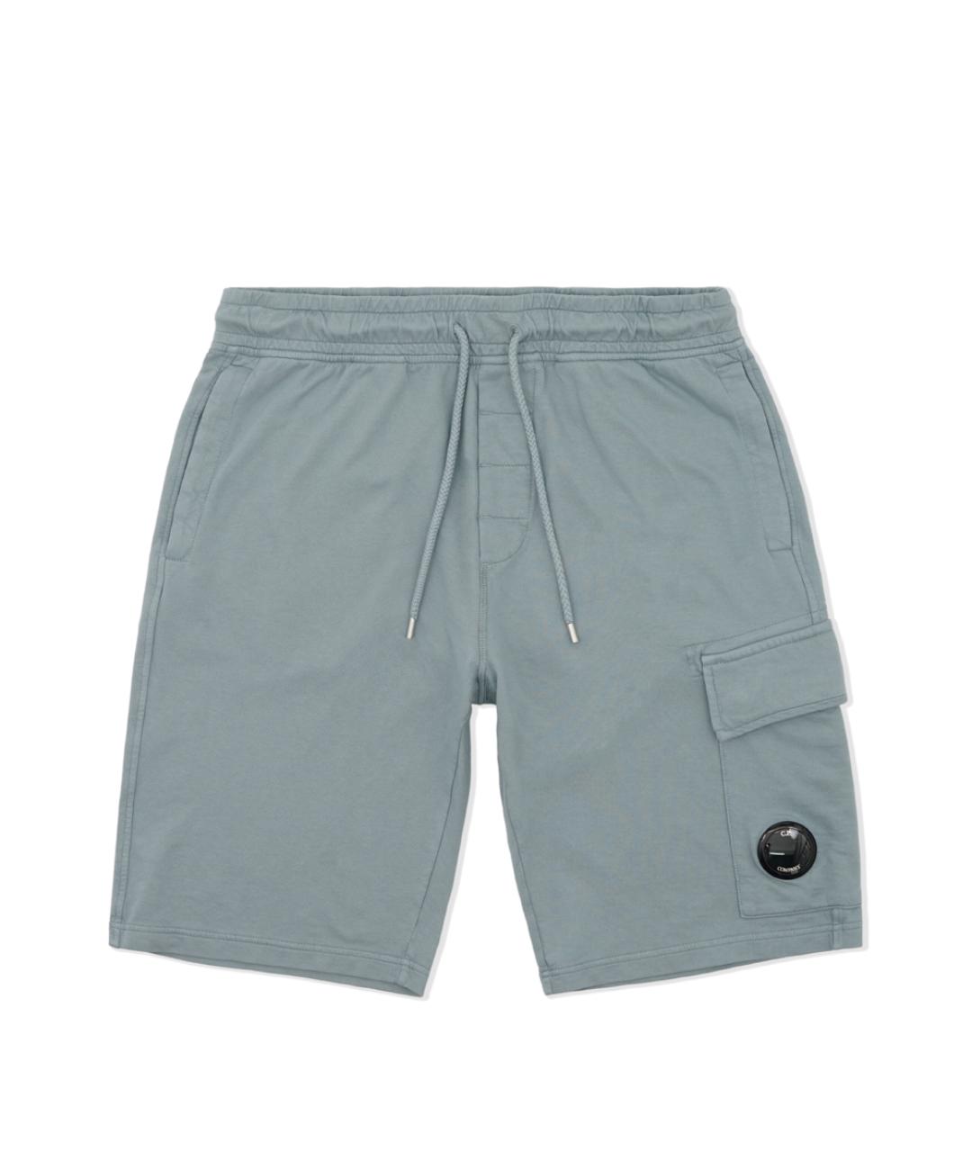 CP COMPANY Голубые хлопковые шорты, фото 1