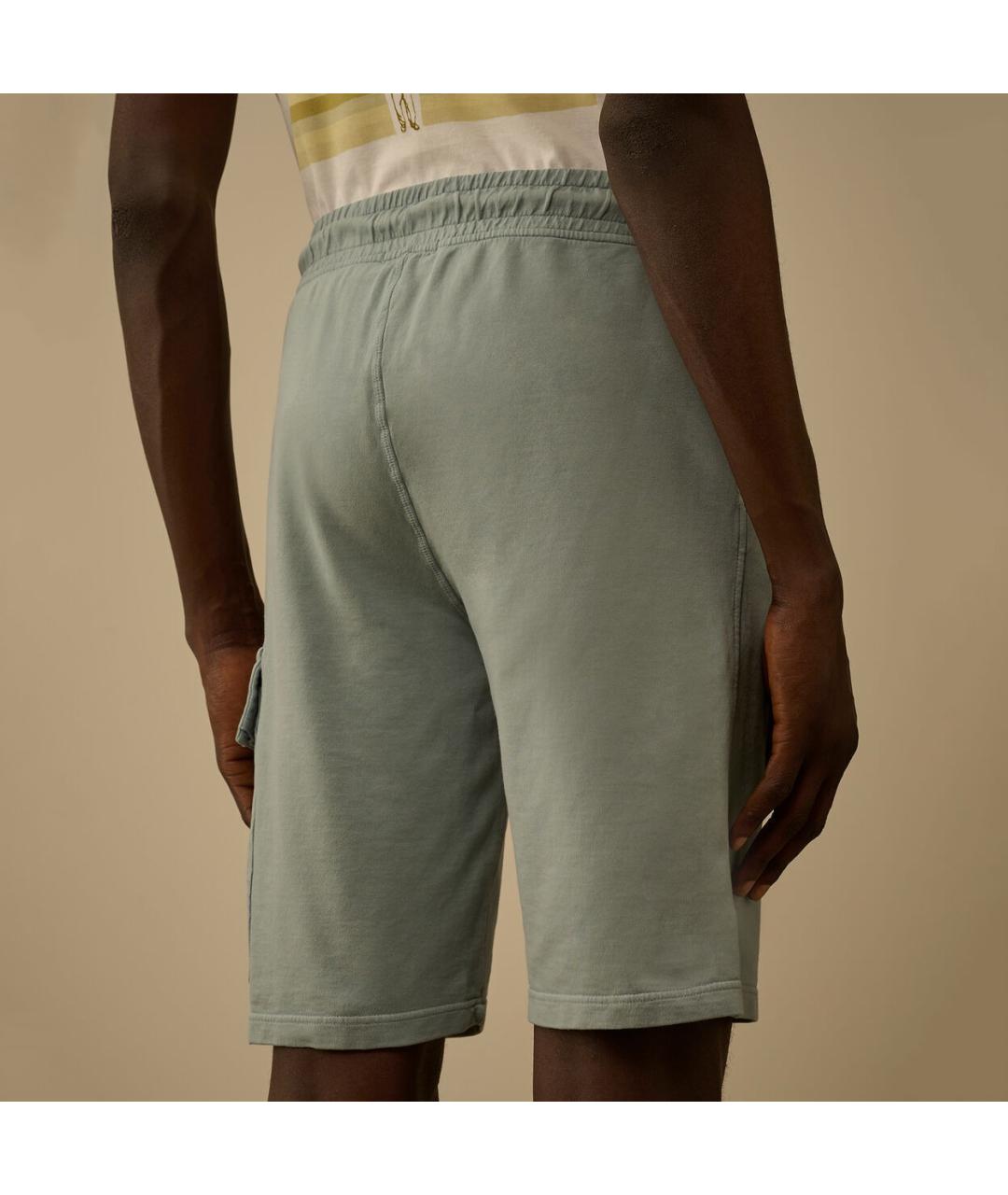 CP COMPANY Голубые хлопковые шорты, фото 7