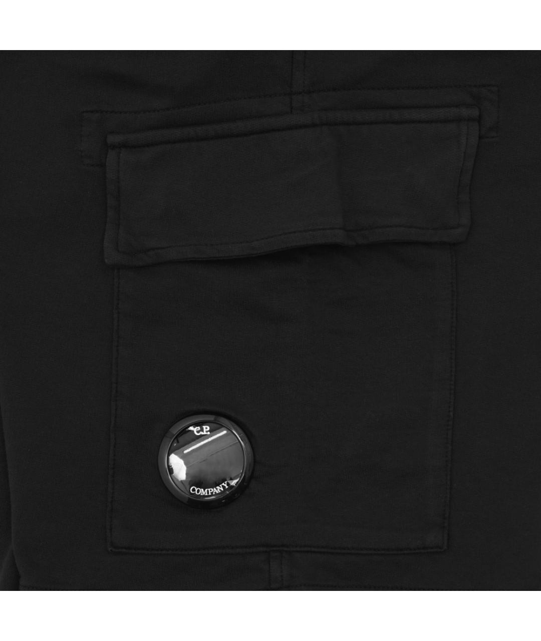 CP COMPANY Черные хлопковые шорты, фото 4
