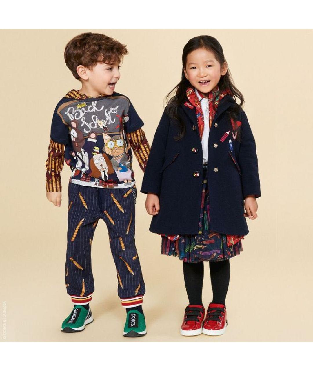 DOLCE&GABBANA Мульти хлопковая юбка, фото 2