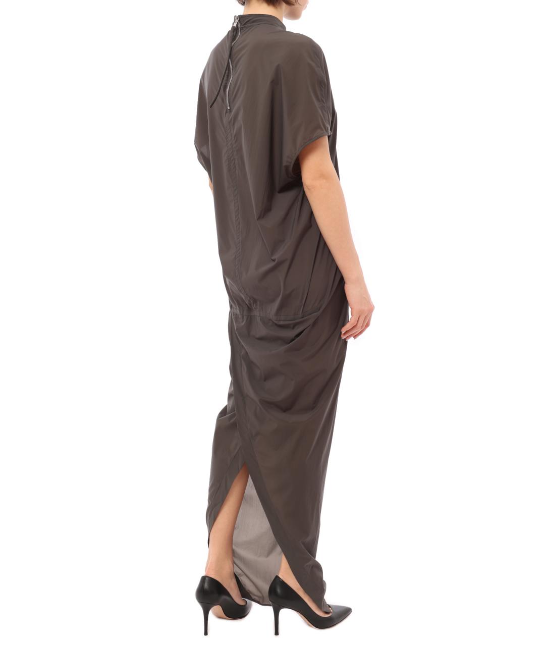 RICK OWENS Коричневое повседневное платье, фото 2